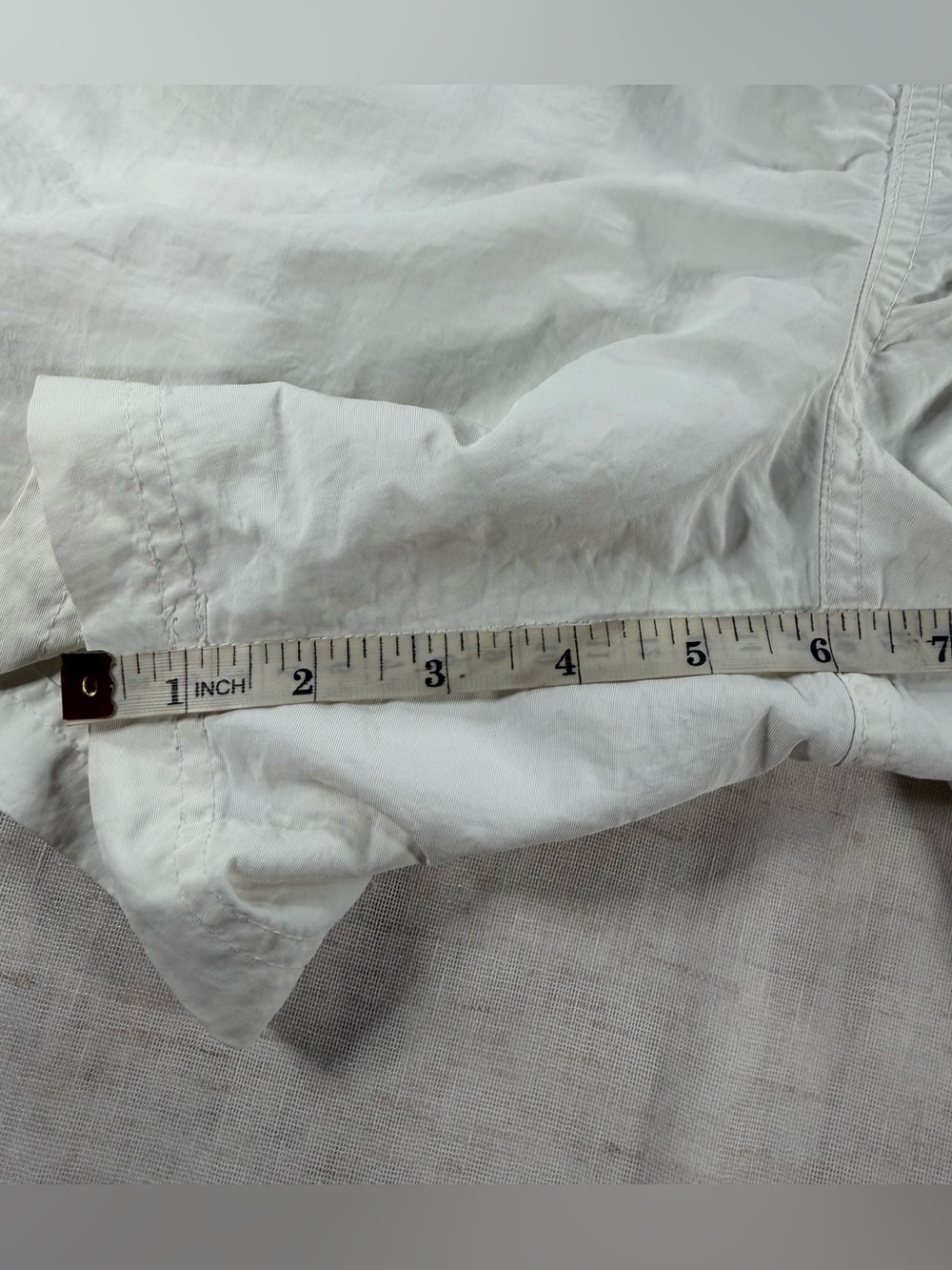 RSQ Men's White Nylon Shorts - Picture 5 of 6